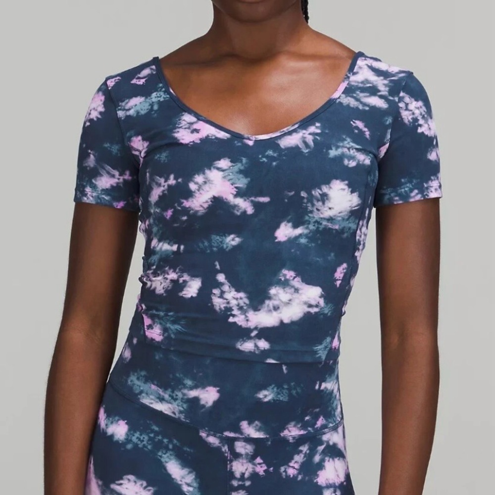 Lululemon Align Tee Tie‎ Dye Athleisure Activewear